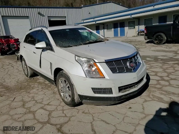 2011 Cadillac SRX Luxury Collection with VIN 3GYFNAEY4BS585171, listed as a Copart auction lot 46188075 with 0 mi miles and Salvage Title. Bid and sale history available at carsss.com. Image 12.