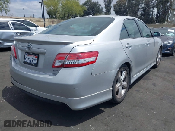 2010 Toyota Camry with VIN 4T1BF3EK2AU101131, listed as a IAAI auction lot 42127493 with 171,289 mi miles and . Bid and sale history available at DreamBid. Image 4.
