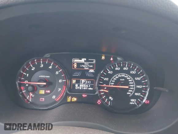 2018 Subaru WRX Limited with VIN JF1VA1L60J8801626, listed as a IAAI auction lot 42018146 with 72,141 mi miles and . Bid and sale history available at DreamBid. Image 7.