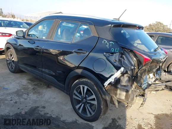 2020 Nissan Kicks SV with VIN 3N1CP5CV5LL488501, listed as a IAAI auction lot 41543069 with 68,588 mi miles and . Bid and sale history available at DreamBid. Image 3.