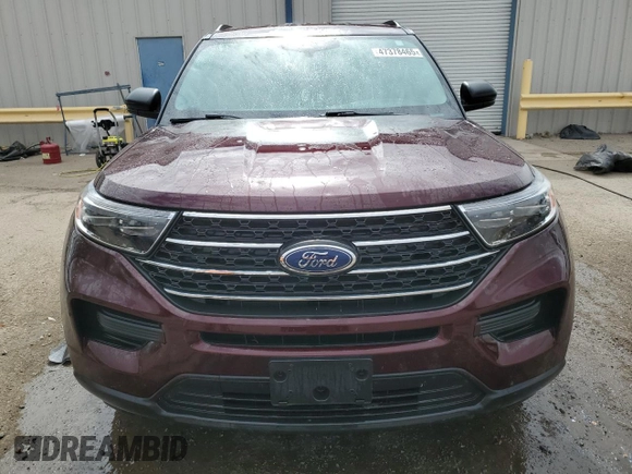 2022 Ford Explorer XLT with VIN 1FMSK7DH1NGA32848, listed as a Copart auction lot 47378465 with 46,329 mi miles and Clean Title. Bid and sale history available at carsss.com. Image 5.