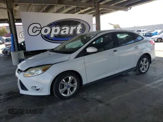 2012 Ford Focus SE with VIN 1FAHP3F22CL130833, listed as a Copart auction lot 53407235 with 188,267 mi miles and Clean Title. Bid and sale history available at carsss.com. Image 1.
