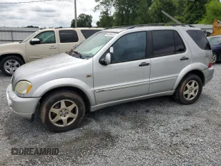 2001 Mercedes-Benz M 320/430/500 with VIN 4JGAB72E71A282127, listed as a Copart auction lot 60494615 with 292,156 mi miles and Non repairable. Bid and sale history available at DreamBid. Image 1.