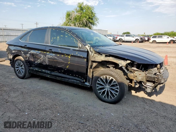 2019 Volkswagen Jetta SEL with VIN 3VWEB7BU0KM259867, listed as a Copart auction lot 56995055 with 64,526 mi miles and Salvage title. Bid and sale history available at DreamBid. Image 4.
