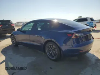 2022 Tesla Model 3 with VIN 5YJ3E1EA8NF322335, listed as a Copart auction lot 48187265 with 22,265 mi miles and Clean Title. Bid and sale history available at DreamBid. Image 2.