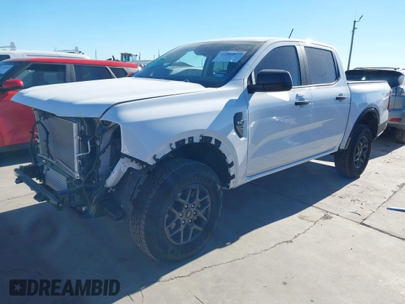 2024 Ford Ranger XLT with VIN 1FTER4GH4RLE18796, listed as a IAAI auction lot 41202877 with 7,632 mi miles. Bid and sale history available at carsss.com. Image 18.