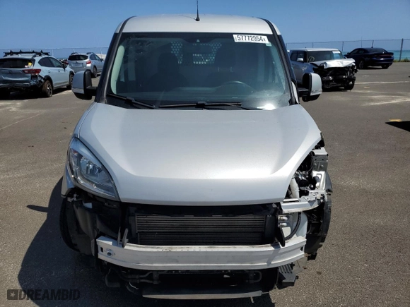 2019 Ram ProMaster City Cargo Van Tradesman SLT with VIN ZFBHRFBB5K6M28109, listed as a Copart auction lot 57772054 with 45,814 mi miles and Salvage Title. Bid and sale history available at carsss.com. Image 5.