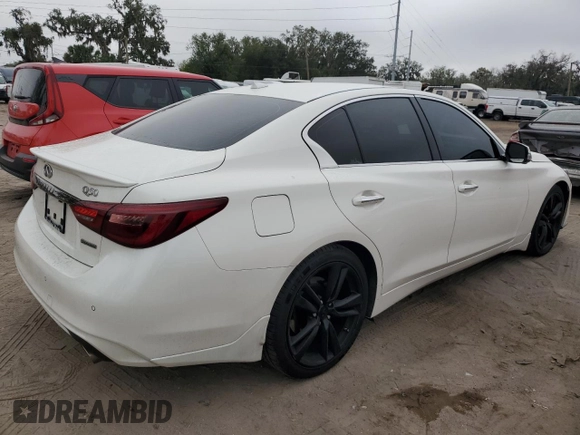 2021 Infiniti Q50 Signature Edition с VIN JN1EV7CP5MM705919, выставлен на аукционе Copart как лот 85434624 с пробегом 47 145 миль миль и Списание • Salvage title. История ставок и продаж доступна на DreamBid. Изображение 3.