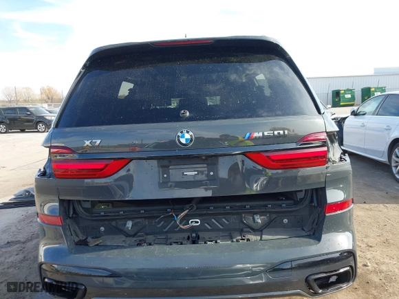 2022 BMW X7 M50i with VIN 5UXCX6C04N9J38729, listed as a IAAI auction lot 40948657 with 41,680 mi miles. Bid and sale history available at carsss.com. Image 17.