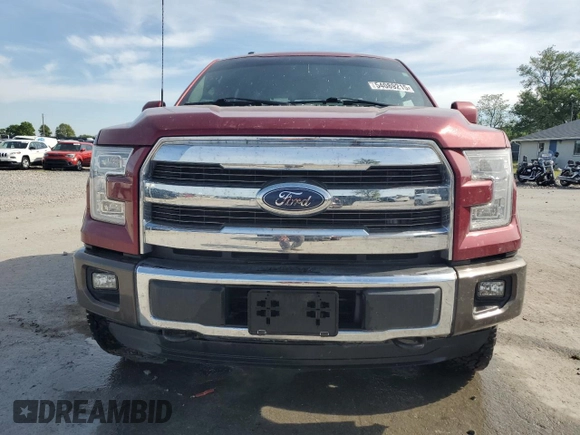 2015 Ford F-150 XLT with VIN 1FTEW1EG2FKD53109, listed as a Copart auction lot 54089215 with 155,339 mi miles and Salvage title. Bid and sale history available at DreamBid. Image 5.