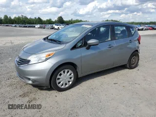 2015 Nissan Note S with VIN 3N1CE2CP1FL412283, listed as a Copart auction lot 61341815 with 60,535 mi miles and Salvage title. Bid and sale history available at DreamBid. Image 1.