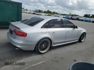 2014 Audi S4 Premium Plus with VIN WAUBGAFL7EA163335, listed as a Copart auction lot 50961605 with 148,168 mi miles and Clean Title. Bid and sale history available at carsss.com. Image 3.