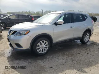 2015 Nissan Rogue SV with VIN 5N1AT2MT7FC910159, listed as a Copart auction lot 53895535 with 48,047 mi miles and Salvage Title. Bid and sale history available at DreamBid. Image 1.