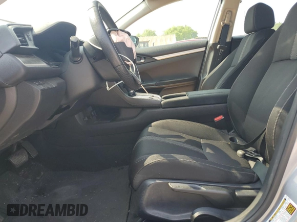 2021 Honda Civic LX with VIN 19XFC2F66ME001627, listed as a Copart auction lot 59653925 with 48,468 mi miles and Salvage title. Bid and sale history available at DreamBid. Image 7.