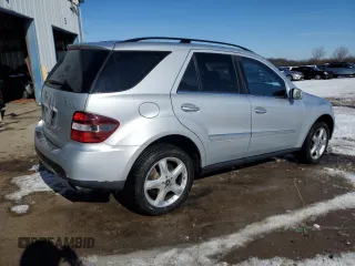 2008 Mercedes-Benz M 320 CDI with VIN 4JGBB22E98A387057, listed as a Copart auction lot 45343965 with 123,908 mi miles and Salvage Title. Bid and sale history available at carsss.com. Image 3.
