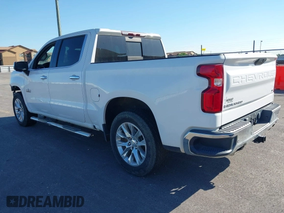 2020 Chevrolet Silverado 1500 LTZ with VIN 3GCUYGED9LG399019, listed as a IAAI auction lot 42243290 with 60,698 mi miles and . Bid and sale history available at DreamBid. Image 3.