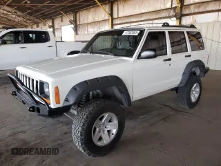 2001 Jeep Cherokee Sport with VIN 1J4FT48S21L614119, listed as a Copart auction lot 47362065 with 184,750 mi miles and Clean Title. Bid and sale history available at carsss.com. Image 1.