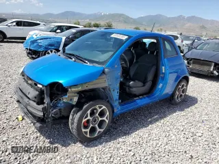 2016 FIAT 500 Sport z VIN 3C3CFFBR2GT145021, wystawiony jako Copart lot #58583265 z przebiegiem 58 424 mil mil oraz Szkoda całkowita • Salvage title. Historia ofert i sprzedaży dostępna na DreamBid. Obrazek 1.