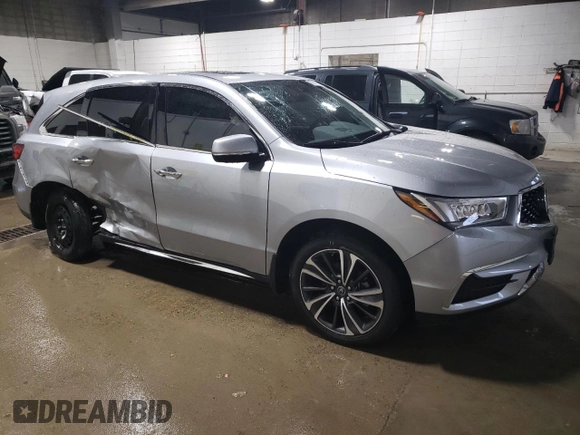 2020 Acura MDX w/Technology Pkg with VIN 5J8YD4H58LL020290, listed as a Copart auction lot 89012015 with 43,899 mi miles and Salvage Title. Bid and sale history available at carsss.com. Image 4.