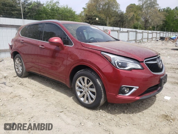 2019 Buick Envision Essence with VIN LRBFX2SA3KD013908, listed as a Copart auction lot 54554105 with 45,871 mi miles and Salvage Title. Bid and sale history available at carsss.com. Image 4.