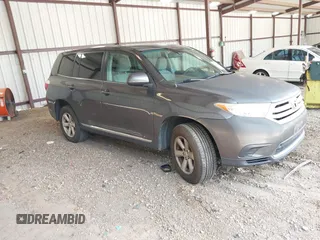 2012 Toyota Highlander with VIN 5TDBK3EH1CS113931, listed as a IAAI auction lot 42679721 with 223,766 mi miles and . Bid and sale history available at DreamBid. Image 1.