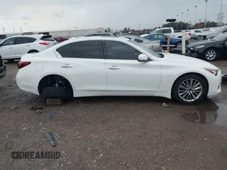 2024 Infiniti Q50 Luxe with VIN JN1EV7BP2RM600585, listed as a IAAI auction lot 41112238 with 5,016 mi miles and . Bid and sale history available at DreamBid. Image 13.
