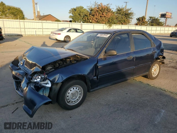 1995 Honda Civic DX z VIN JHMEG8645SS042390, wystawiony jako Copart lot #77657514 z przebiegiem 162 175 mil mil oraz Szkoda całkowita • Salvage title. Historia ofert i sprzedaży dostępna na DreamBid. Obrazek 1.