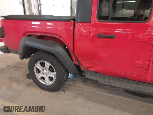 2020 Jeep Gladiator Sport S z VIN 1C6HJTAGXLL125496, wystawiony jako IAAI lot #41749633 z przebiegiem 56 203 mil mil oraz . Historia ofert i sprzedaży dostępna na DreamBid. Obrazek 6.