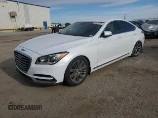 2019 Genesis G80 3.8L z VIN KMTFN4JE2KU322259, wystawiony jako Copart lot #53830115 z przebiegiem 32 564 mil mil oraz Szkoda całkowita • Salvage title. Historia ofert i sprzedaży dostępna na DreamBid. Obrazek 1.