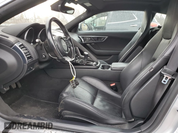 2018 Jaguar F-Type with VIN SAJDD1JV1JCK49348, listed as a Copart auction lot 47251675 with 49,771 mi miles and Salvage Title. Bid and sale history available at DreamBid. Image 7.