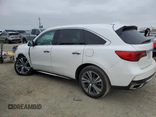 2019 Acura MDX Technology with VIN 5J8YD4H50KL003207, listed as a Copart auction lot 53204645 with 48,476 mi miles and Salvage title. Bid and sale history available at DreamBid. Image 2.