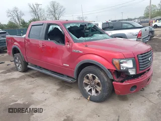 2011 Ford F-150 XLT with VIN 1FTFW1ET0BKE16588, listed as a IAAI auction lot 42177613 with 162,954 mi miles and . Bid and sale history available at DreamBid. Image 1.