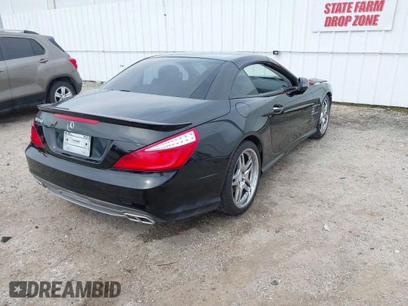 2013 Mercedes-Benz SL 550 with VIN WDDJK7DA7DF012407, listed as a IAAI auction lot 41680380 with 130,644 mi miles and . Bid and sale history available at DreamBid. Image 4.