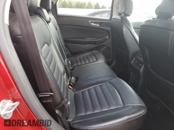 2015 Ford Edge SEL with VIN 2FMTK4J85FBC03634, listed as a Copart auction lot 52399625 with 92,127 mi miles and Salvage Title. Bid and sale history available at carsss.com. Image 10.