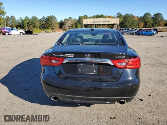 2018 Nissan Maxima SR with VIN 1N4AA6AP0JC403160, listed as a Copart auction lot 82152374 with 85,409 mi miles and Salvage Title. Bid and sale history available at carsss.com. Image 6.