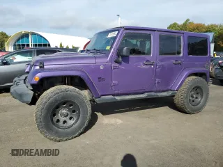 2018 Jeep Wrangler JK Unlimited Sahara with VIN 1C4HJWEG1JL901290, listed as a Copart auction lot 74795864 with 100,144 mi miles and Salvage Title. Bid and sale history available at carsss.com. Image 1.