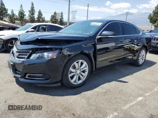 2018 Chevrolet Impala LT with VIN 2G1105S38J9103918, listed as a Copart auction lot 54575825 with 46,989 mi miles and Salvage Title. Bid and sale history available at DreamBid. Image 1.