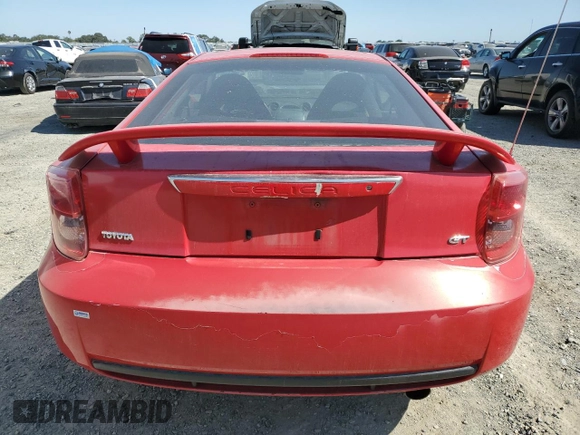 2005 Toyota Celica GT z VIN JTDDR32TX50181390, wystawiony jako Copart lot #58587815 z przebiegiem 235 807 mil mil oraz Tytuł czysty. Historia ofert i sprzedaży dostępna na DreamBid. Obrazek 6.