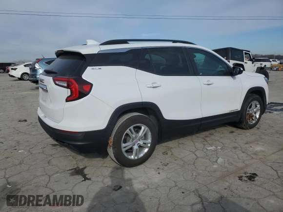 2022 GMC Terrain SLE with VIN 3GKALMEV9NL171089, listed as a Copart auction lot 47006345 with 38,926 mi miles and Salvage Title. Bid and sale history available at carsss.com. Image 3.