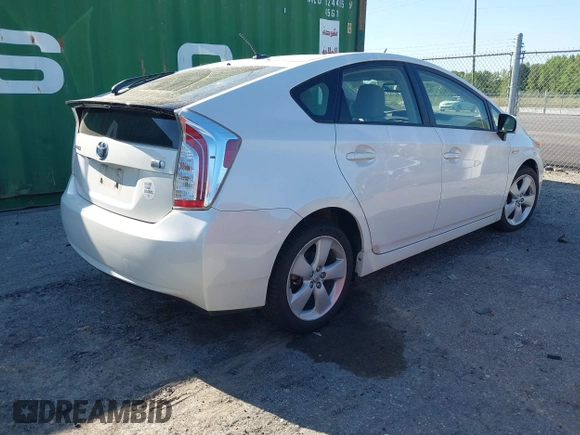 2013 Toyota Prius One with VIN JTDKN3DU3D0348163, listed as a IAAI auction lot 42115180 with 121,397 mi miles and . Bid and sale history available at DreamBid. Image 4.