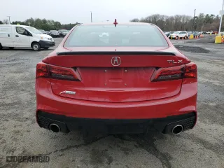 2018 Acura TLX w/A-SPEC Pkg with VIN 19UUB2F64JA012068, listed as a Copart auction lot 49648905 with 49,293 mi miles and Salvage Title. Bid and sale history available at carsss.com. Image 6.