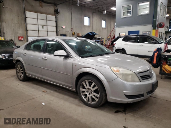 2008 Saturn Aura XE with VIN 1G8ZS57N18F206544, listed as a Copart auction lot 83825114 with 184,938 mi miles and Salvage Title. Bid and sale history available at DreamBid. Image 4.