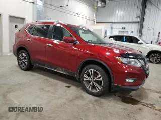 2019 Nissan Rogue SL with VIN 5N1AT2MV2KC710575, listed as a Copart auction lot 47081315 with 126,924 mi miles and Salvage Title. Bid and sale history available at carsss.com. Image 4.