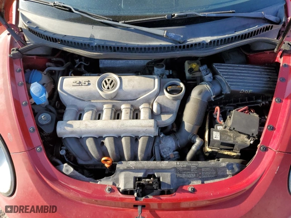 2008 Volkswagen New Beetle Convertible SE with VIN 3VWRG31Y08M416483, listed as a Copart auction lot 48380825 with 143,013 mi miles and Salvage Title. Bid and sale history available at carsss.com. Image 11.