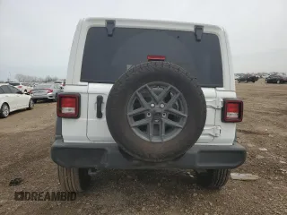 2025 Jeep Wrangler Sport S with VIN 1C4PJXDN9SW531241, listed as a Copart auction lot 51460975 with Not provided miles and Salvage title. Bid and sale history available at DreamBid. Image 6.