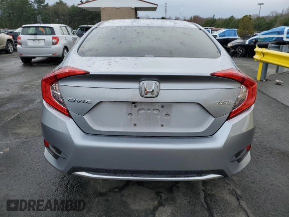 2019 Honda Civic LX with VIN 2HGFC2F64KH579521, listed as a Copart auction lot 52819835 with 40,783 mi miles and Salvage Title. Bid and sale history available at DreamBid. Image 6.