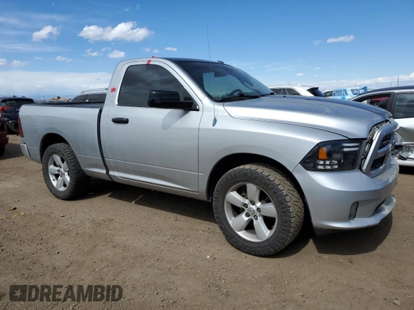 2013 Ram 1500 Express with VIN 3C6JR6ATXDG534525, listed as a Copart auction lot 50924915 with 107,804 mi miles and Salvage title. Bid and sale history available at DreamBid. Image 4.