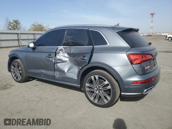 2018 Audi SQ5 Premium Plus with VIN WA1A4AFY0J2103351, listed as a Copart auction lot 78550614 with 58,657 mi miles and Salvage Title. Bid and sale history available at DreamBid. Image 2.