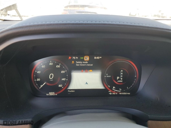 2018 Volvo S90 Inscription with VIN LVYBC0AL0JP036118, listed as a Copart auction lot 53571804 with 64,040 mi miles and Salvage Title. Bid and sale history available at carsss.com. Image 9.