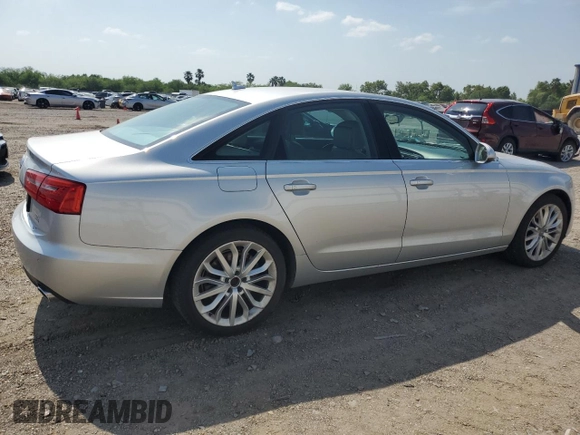 2014 Audi A6 Premium Plus with VIN WAUFMAFC6EN013641, listed as a Copart auction lot 54417055 with 95,749 mi miles and Salvage title. Bid and sale history available at DreamBid. Image 3.